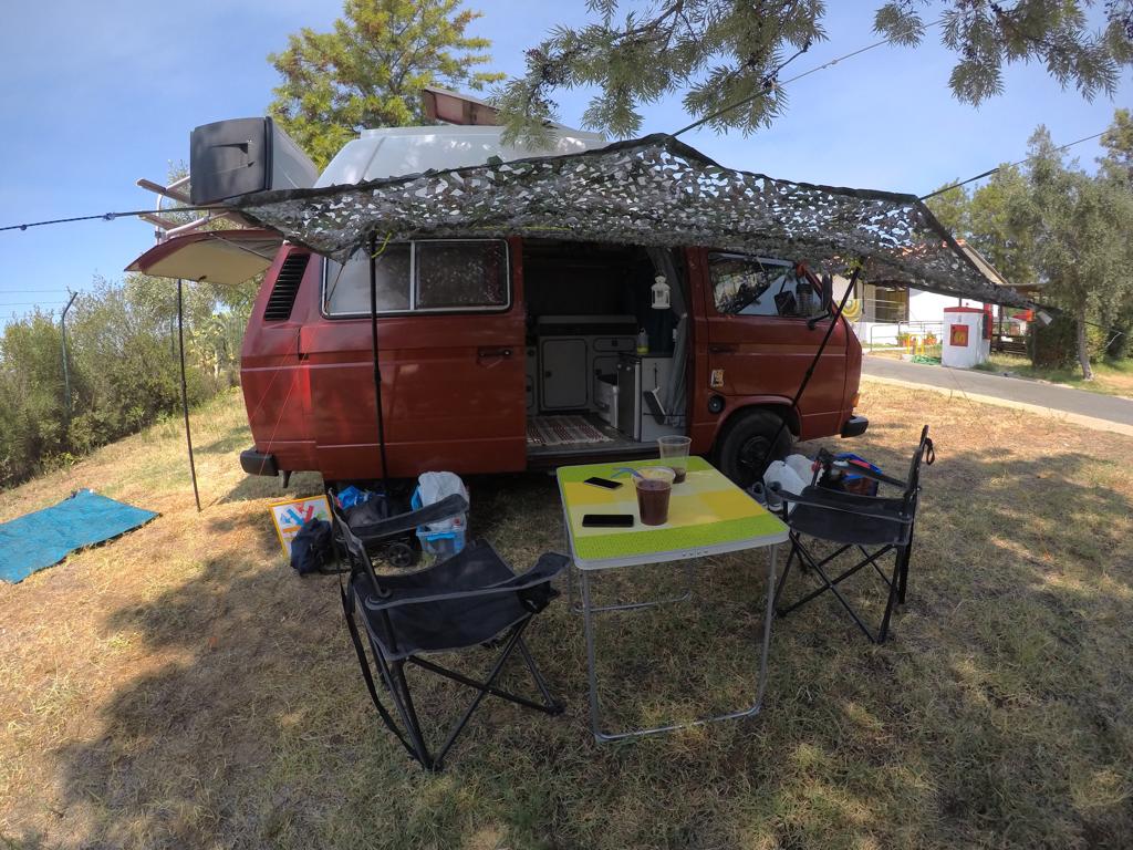 vw t3 la vida camper acampada