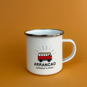 Taza metal arrancao camper vaso accesorio