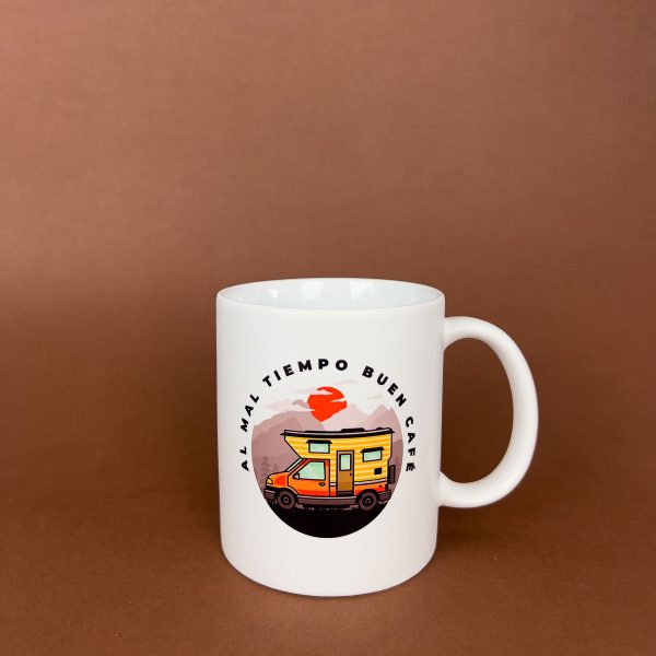 Taza cerámica mate "Al mal tiempo buen café"