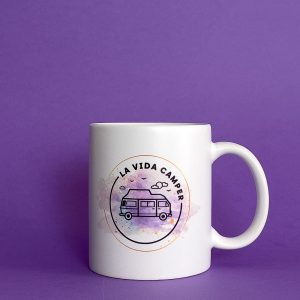 Taza cerámica mate LVC Malva