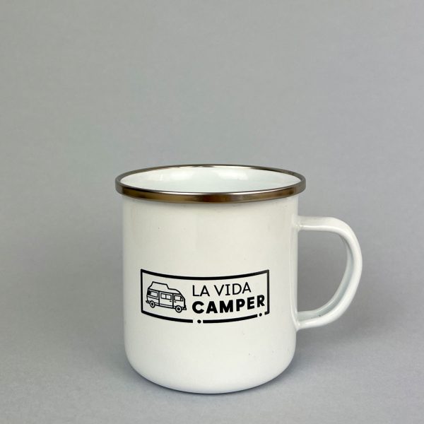 Taza metal La Vida Camper