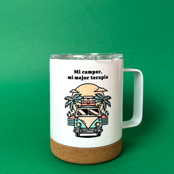 Taza térmica camper terapia