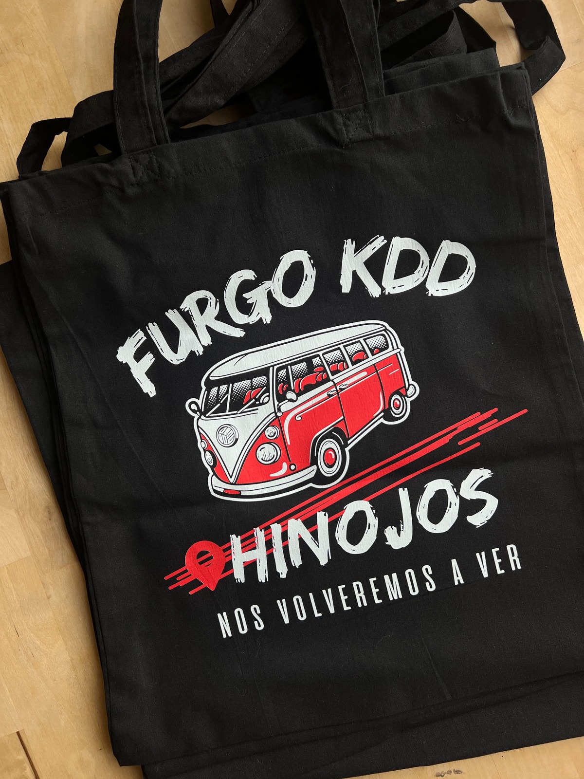 Totebag FurgoKDD Hinojos producidas por la Vida Camper