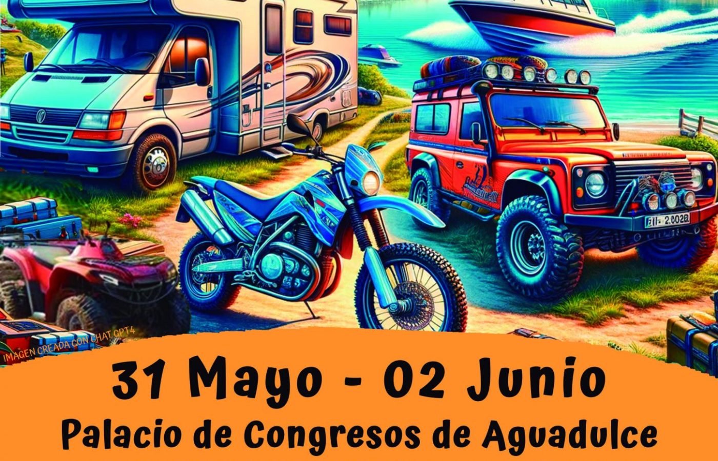 Cartel Amería Aventura Expo & Caravaning 2024